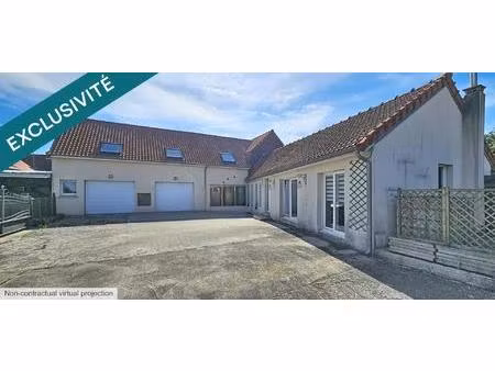 maison semi individuelle - plain pied - 3 chambres - grenier aménageable - cour - jardin -