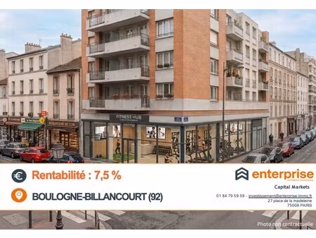 vente commerce boulogne billancourt 92100 956m²