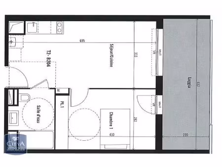 appartement à louer 2 pièces 39.7 m² - saint-jean-de-védas (34) - 667€