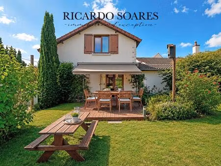 60140 mogneville - maison individuelle 120 m2 au sol / 3 chambres / grand séjour / nombreu