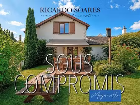 60140 mogneville - maison individuelle 120 m2 au sol / 3 chambres / grand séjour / nombreu