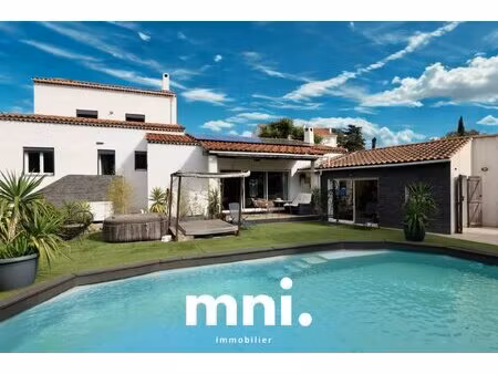 maison + appartement terrain 1700 m2 piscine