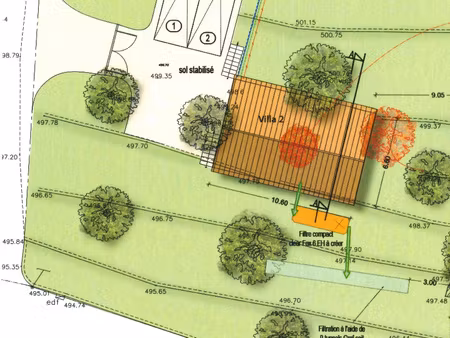 achat terrain 914m² tourrettes sur loup 06140