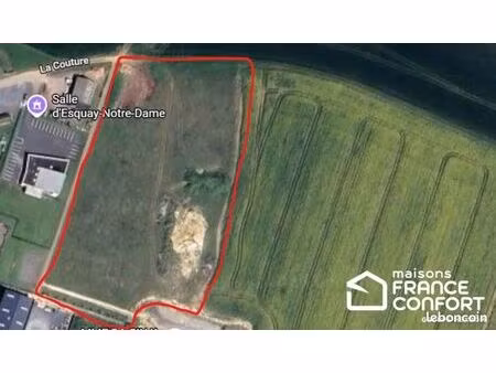terrain 443 m² esquay notre dame