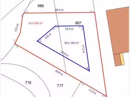 vente terrain montauban 82000 660m²