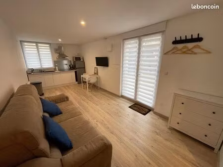 studio neuf meublé 28m2 + terrasse privée