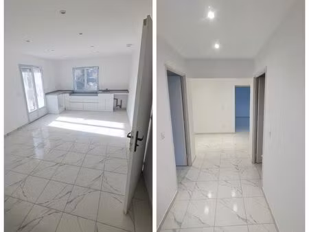 appartement f4 refait à neuf de 85m² + terrasse 50m²