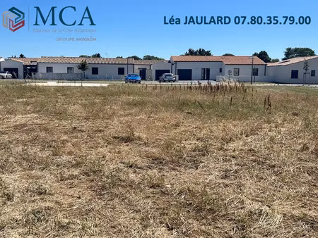 vente terrain 419 m² bourgneuf (17220)