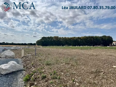 vente terrain 313 m² le thou (17290)