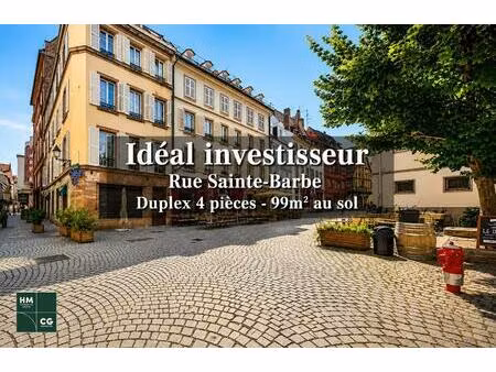 achat appartement 4 pièces 62m² strasbourg 67000
