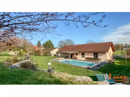 maison plain-pied 131 m² + piscine chauffée – corbelin (3863