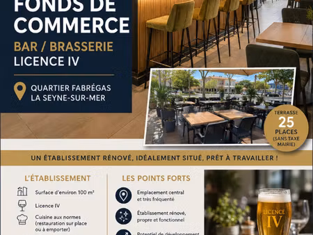 vente local commercial 3 pièces 100m2 la seyne-sur-mer (83500) - 215000 € - surface privée