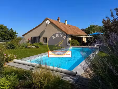 maison de plain-pied à gergueil avec piscine  atelier et dépendances – environnement calme