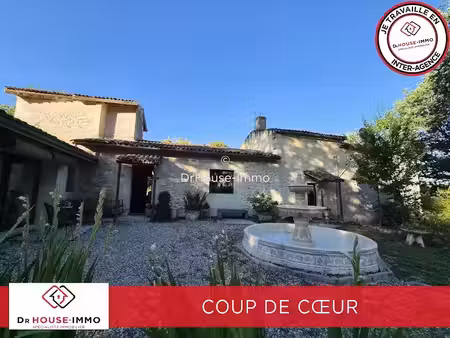 vente maison 8 pièces 255 m² à haux (33550)  599 000 €