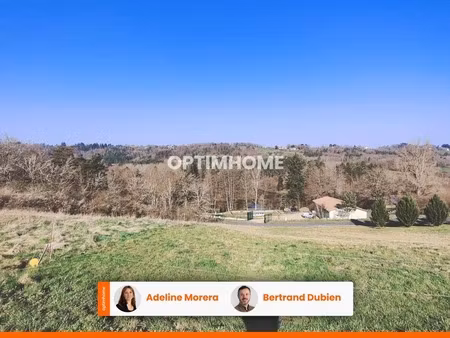 exclusivite / très beau terrain viabilisé 1170 m² / 63520 estandeuil