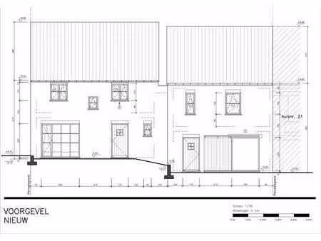 bouwgrond met plan en vergunning op een terrein van 1107m²
