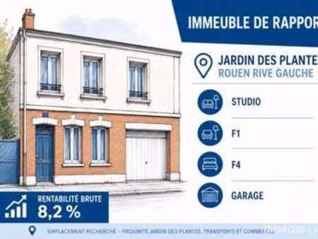 vente immeuble à rouen (76000) : à vendre / 107m² rouen