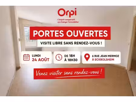vente appartement 3 pièces 70 m² à eckbolsheim (67201)  158 760 €