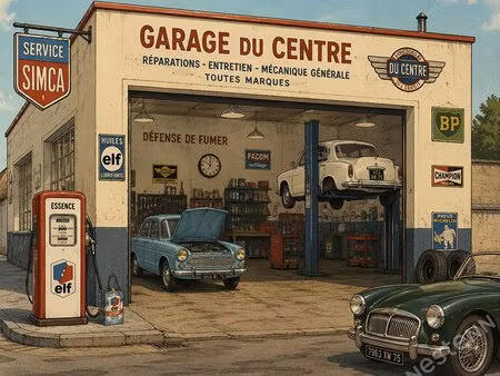a vendre garage automobile concessionnaire d'une grande marque francaise