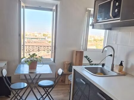 studio 18m2 meublé vue sacré-coeur