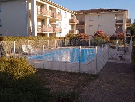 appartement f2 47m2 piscine résidence sécurisée