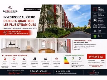appart t3 cœurs des quartiers