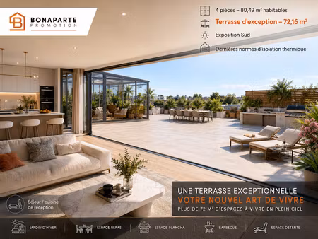 vente appartement 4 pièces 84 m² à pontoise (95000)  317 000 €