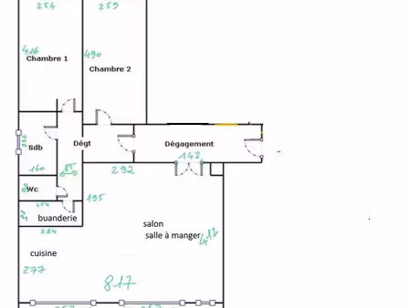 location appartement 4 pièces 77 m² à meaux (77100)