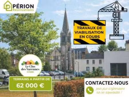 vente terrain aux touches (44390) : à vendre / les touches