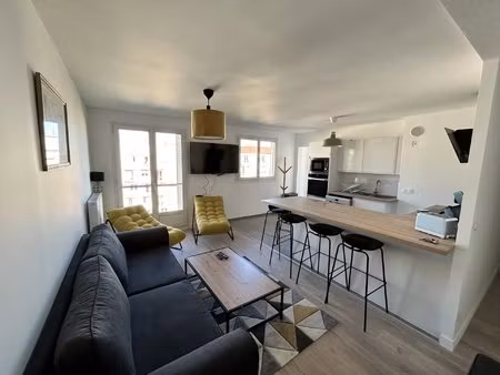 colocations - chambre privée dans un appartement meublé de 112m² - 5 chambres - rue d'alsa