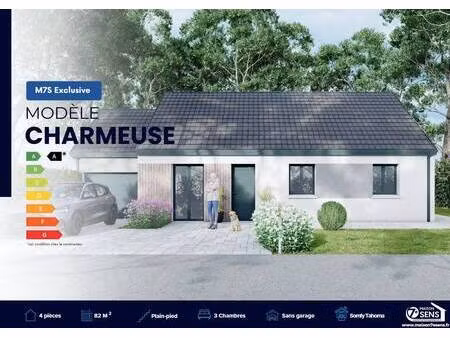 terrain avec maison neuve à vendre