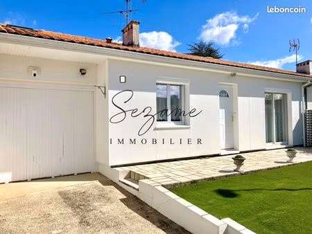 angoulême - sud  5 min du centre ville - belle villa f4 de plain-pied avec garage  jardin 