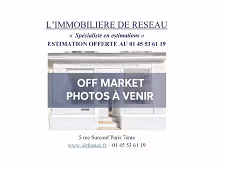 vente appartement 6 pièces 164 m² à paris 16ème (75016)  2 300 000 €