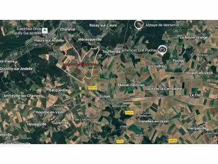 vente terrain 980 m² à gaillardbois-cressenville (27440)  57 000 €