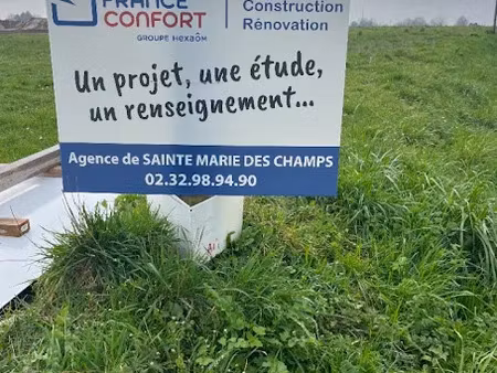 vente terrain 715 m² à bernieres (76210)  74 000 €