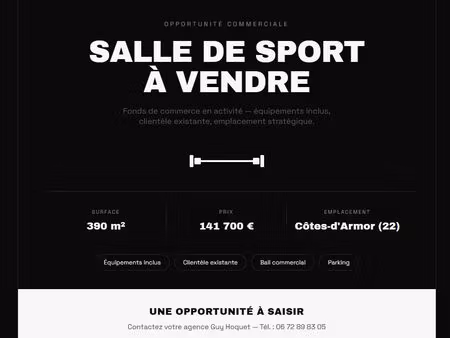 fonds de commerce cotes d'armor