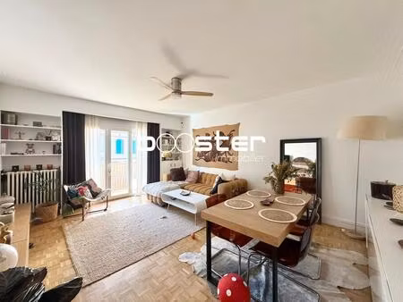 coup de coeur à patte d'oie - grand 3 pièces traversant avec balcon et garage
