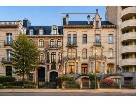étangs d’ixelles - maison art nouveau signée blérot 1904