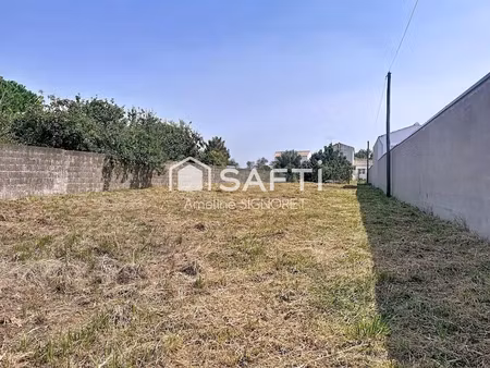 vente terrain à batir 799 m² à la guérinière (85680)  106 500 €