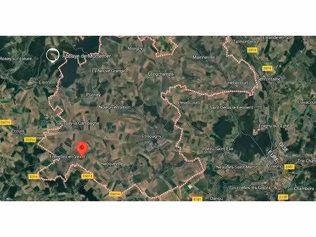 vente terrain 1000 m² à hebecourt (27150)  90 000 €