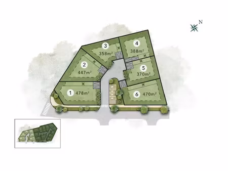 vente terrain 388 m² à uzès (30700)  131 900 €