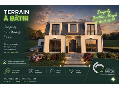 vente terrain 994 m² à boissise-le-roi (77310)  170 000 €