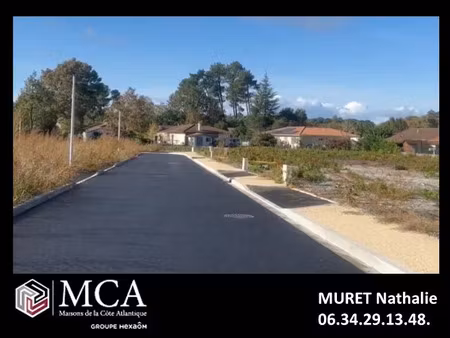 vente terrain 600 m² à biganos (33380)  202 000 €