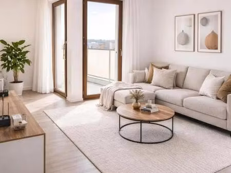 saint-denis – t3 de 65 m² avec balcon plein sud  parking et dpe b