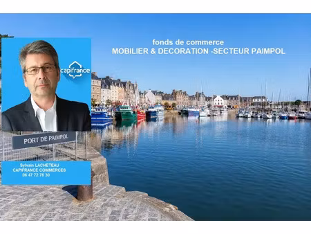 vente locaux professionnels 2 pièces 252 m² à paimpol (22500)  154 000 €