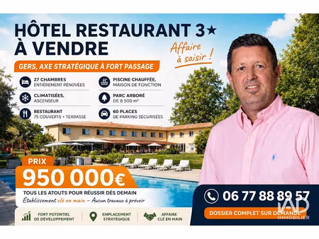 vente locaux professionnels 0 pièces 1600 m² à fleurance (32500)  950 000 €