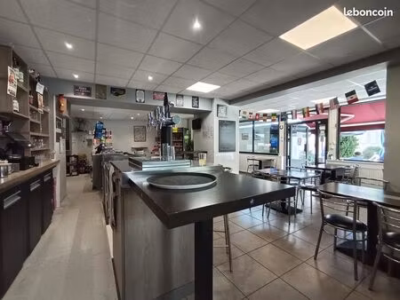 bar  fdj  fonds de commerce  restaurant  tabac 145 m² pollionnay