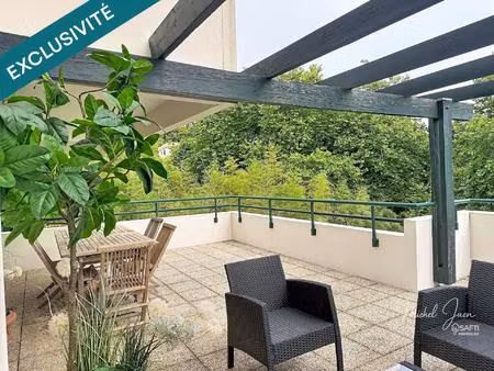 biarritz – quartier de la milady – grande terrasse au calme