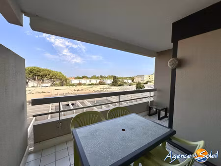 beau t1-cabine avec belle terrasse vue canigou