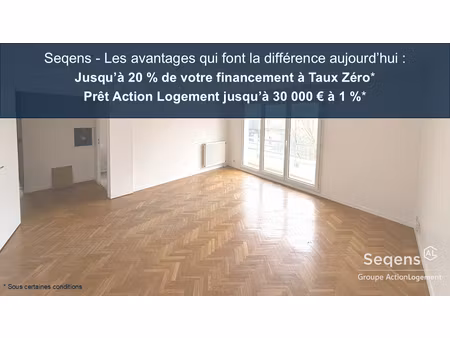 grand 3 pièces avec balcon et parking en sous sol